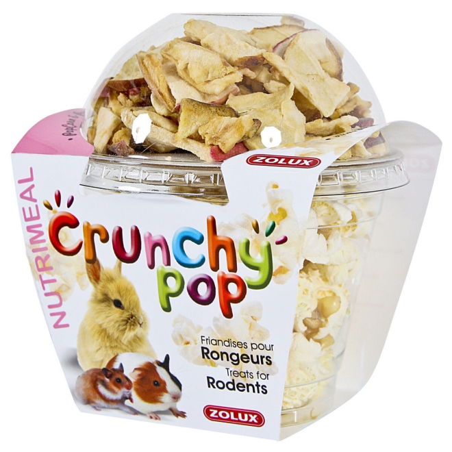 Zolux Crunchy cup eple & popcorn
