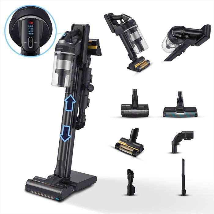 SAMSUNG - Scopa elettrica JET 95 COMPLETE EXTRA VS20C9554TK-SATIN BLACK