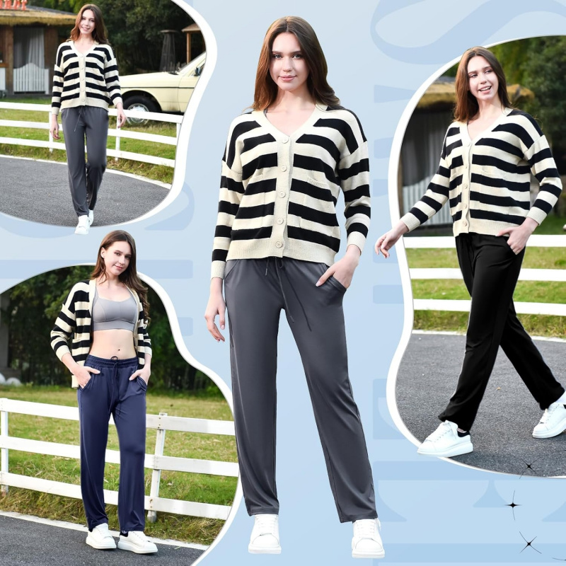 Women's Loose Straight Leg Track Pants