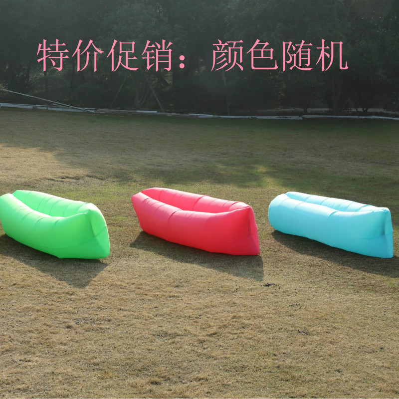 Outdoor Lazy Inflatable Sofa Air Mattress Nap Internet Popular Air Cushion Bed Folding Single Person Portable Camping Chair