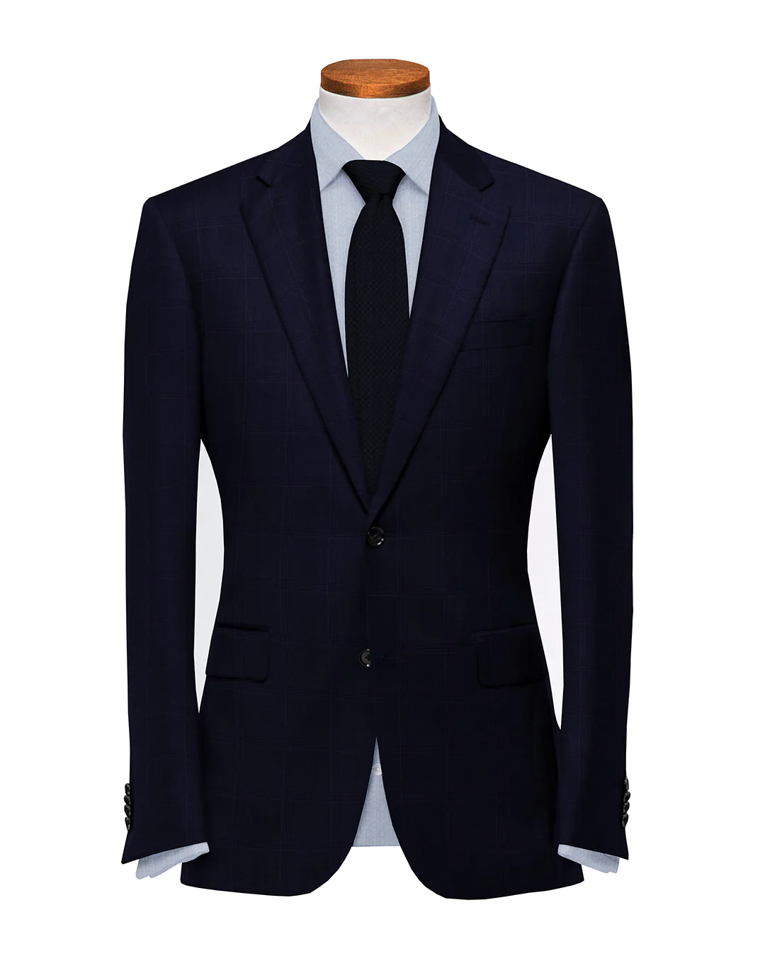 160s Navy Prince of Wales Checks Suit
