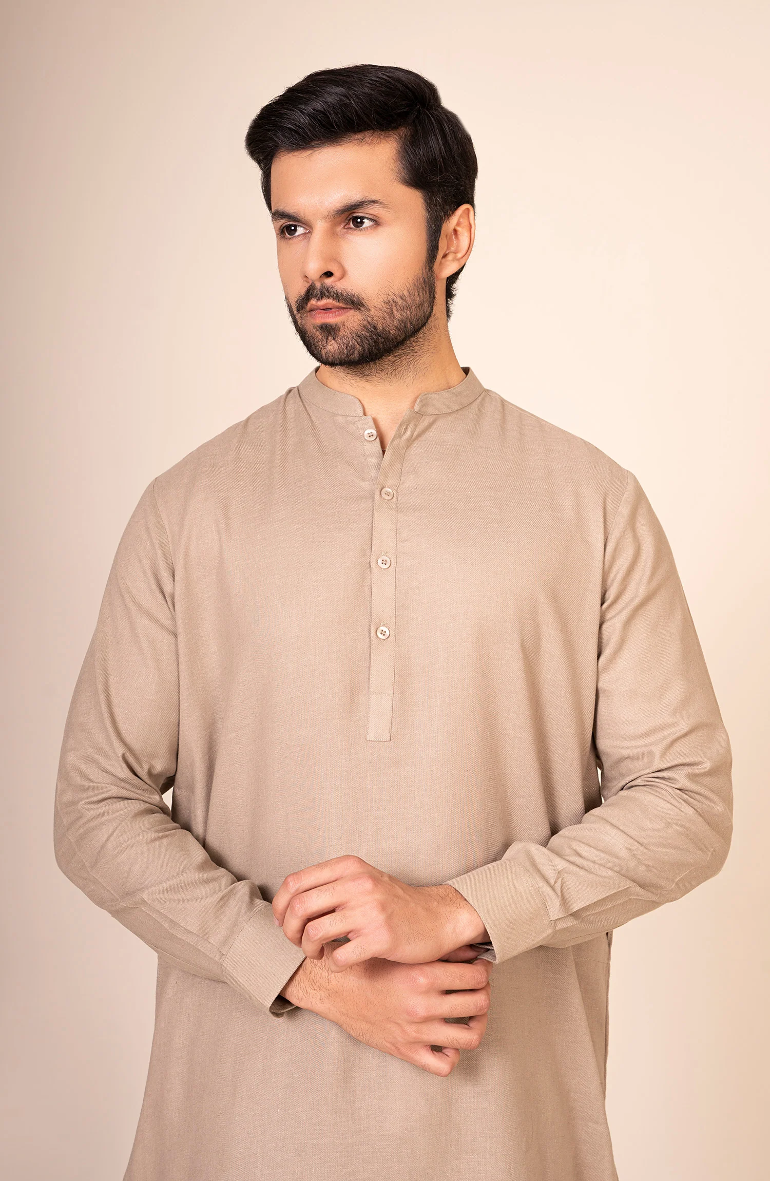 Band Collar Suit - SMS211425