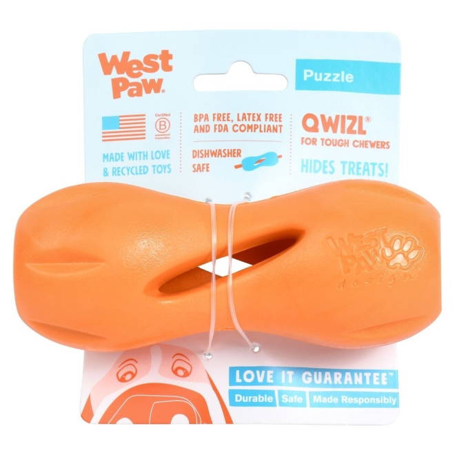 West Paw Qwizl orange