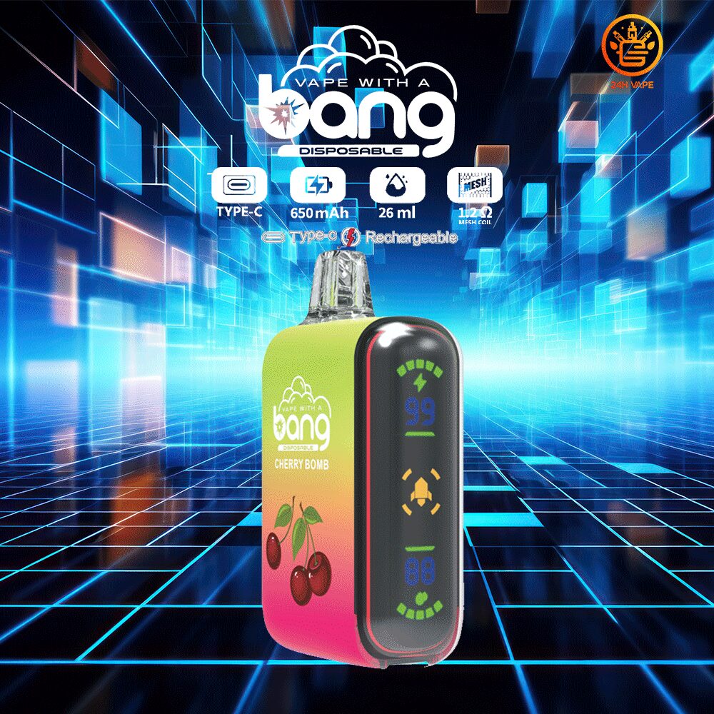 （3 pieces）Bang Rocket 18000 Puffs Dual Mesh Disposable Vape Electronic Cigarette Pod