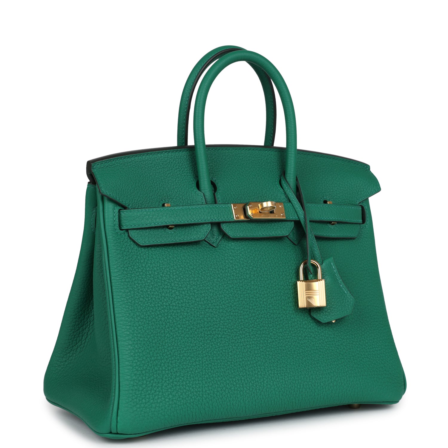 Birkin 25 Vert Vertigo Togo Gold Hardware