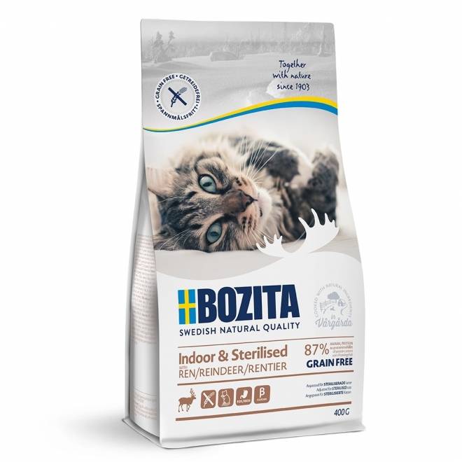 Bozita Indoor & Sterilized Grain Free Reindeer