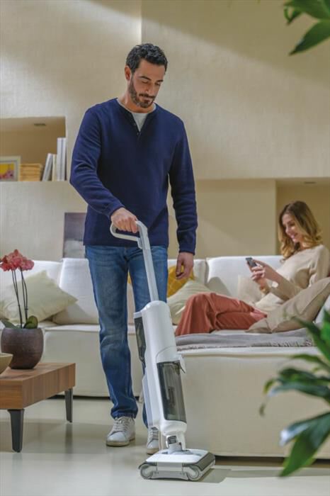 HOOVER - Lavapavimenti HW500 011-Grigio, Bianco