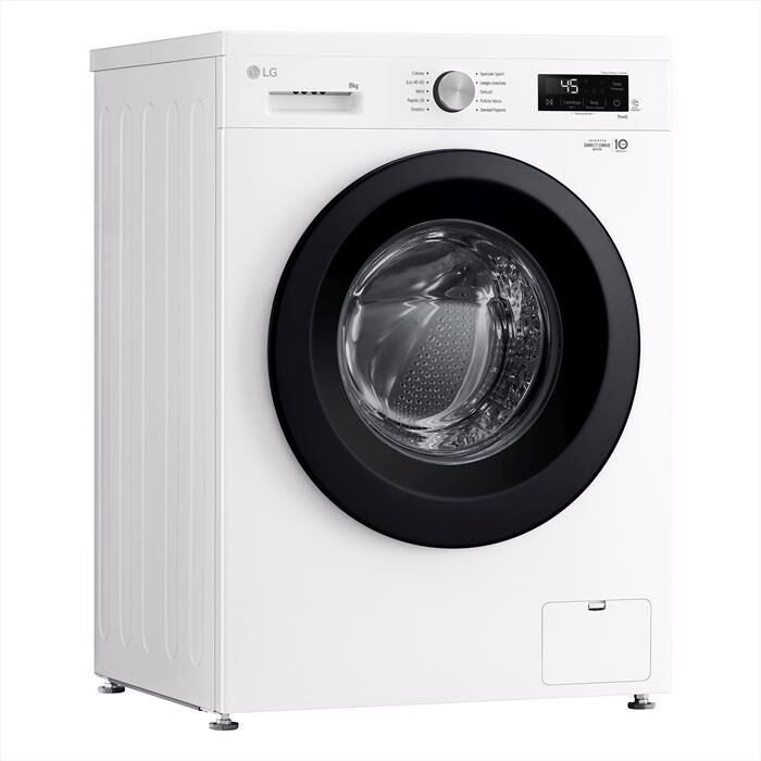 LG - Lavatrice AI DD F4NX1008NWK SERIE X1 8kg Classe A-Ivory White