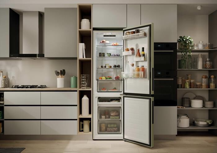 CANDY - Frigorifero combinato CNCQ2T518EC Classe E 279 lt-Crema