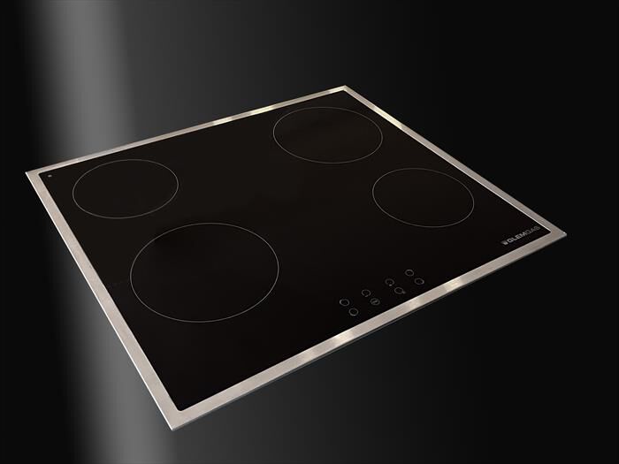 GLEM GAS - Piano elettrico - vetroceramica GTH64TCIX2-Nero Lucido