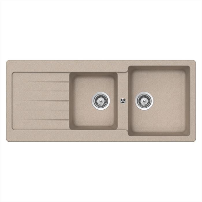 GLEM GAS - Lavello lneare LS2G16S 2 vasche-SABBIA