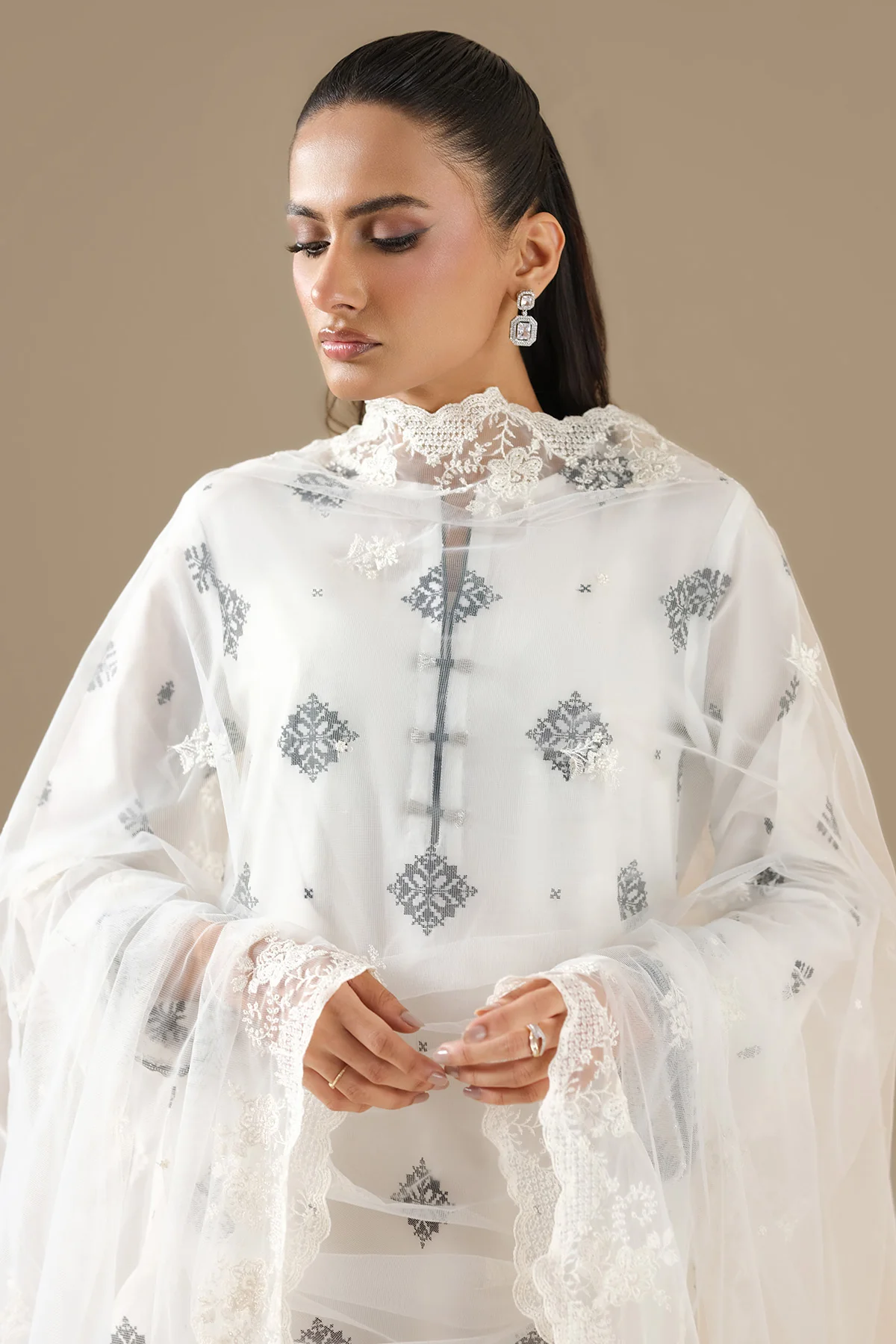 POLY NET | EMBROIDERED