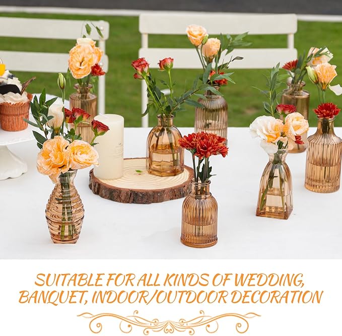 VASEA Bud Vases Set of 12