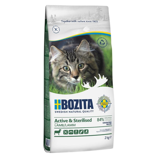 Bozita Active & Sterilized Grain Free Lamb