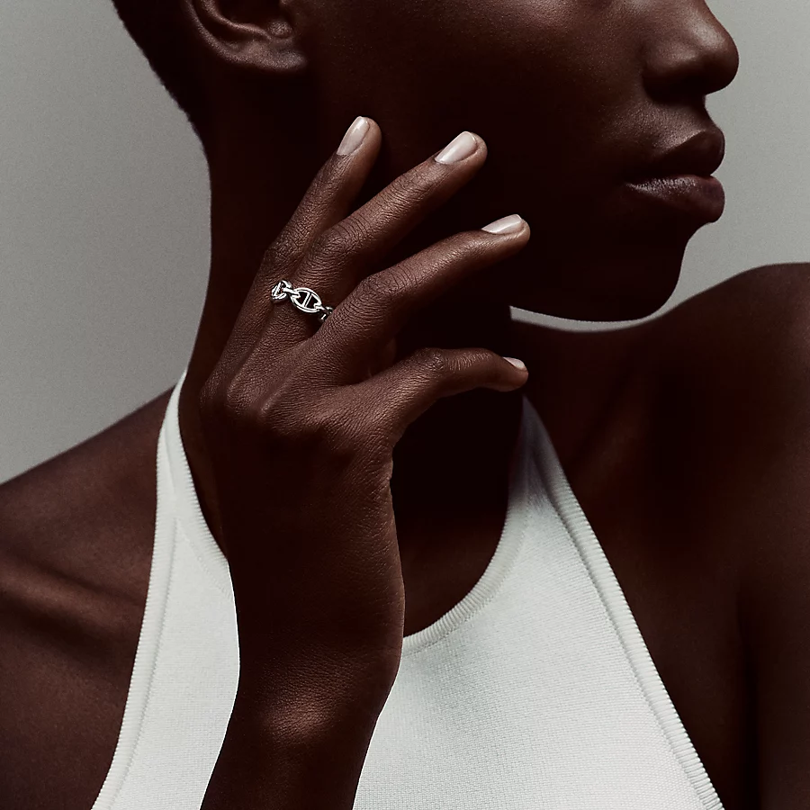 Chaine dancre Enchainee ring, small model