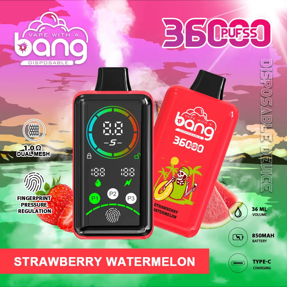 Bang 36K Power Advanced Fingerprint  Disposable Vape(3 pieces)