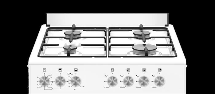 BERTAZZONI LA GERMANIA - Cucina a gas SE664GB/24 Classe A-BIANCO