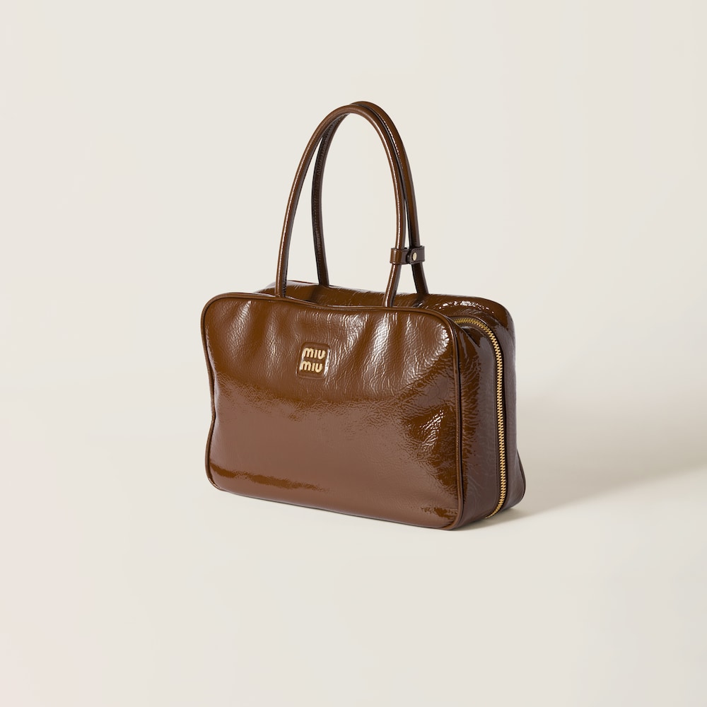 Beau naplak patent leather bag