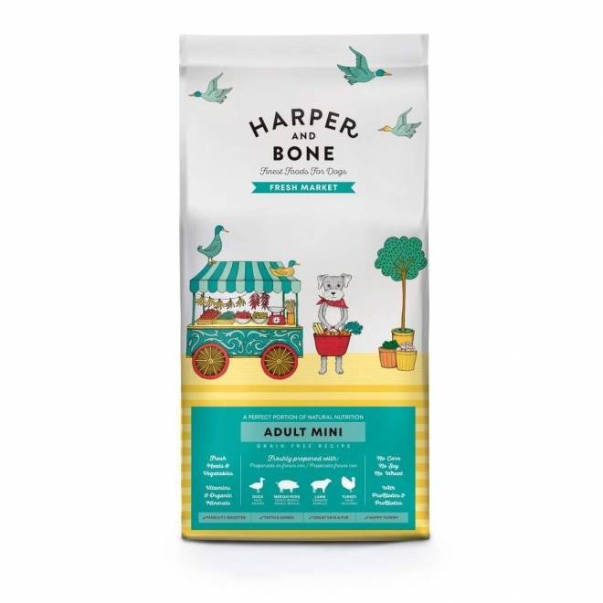 Harper and Bone Dog Adult Mini Fresh Market tørrfôr