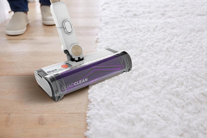 SHARK - ASPIRAPOLVERE SENZA FILO DETECT PRO AUTOSVUOTAMENT-bianco/rosa