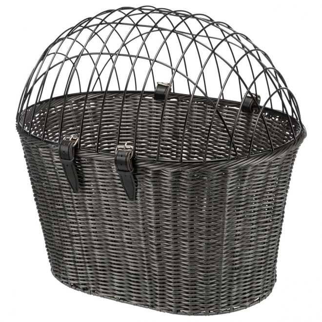 Trixie Sykkelkurv Antracit  44×34×41 cm