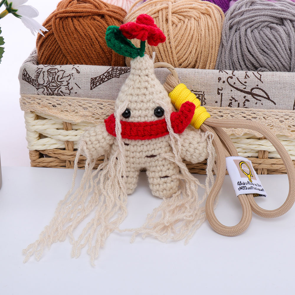 Creative doll hand-woven wool pendant