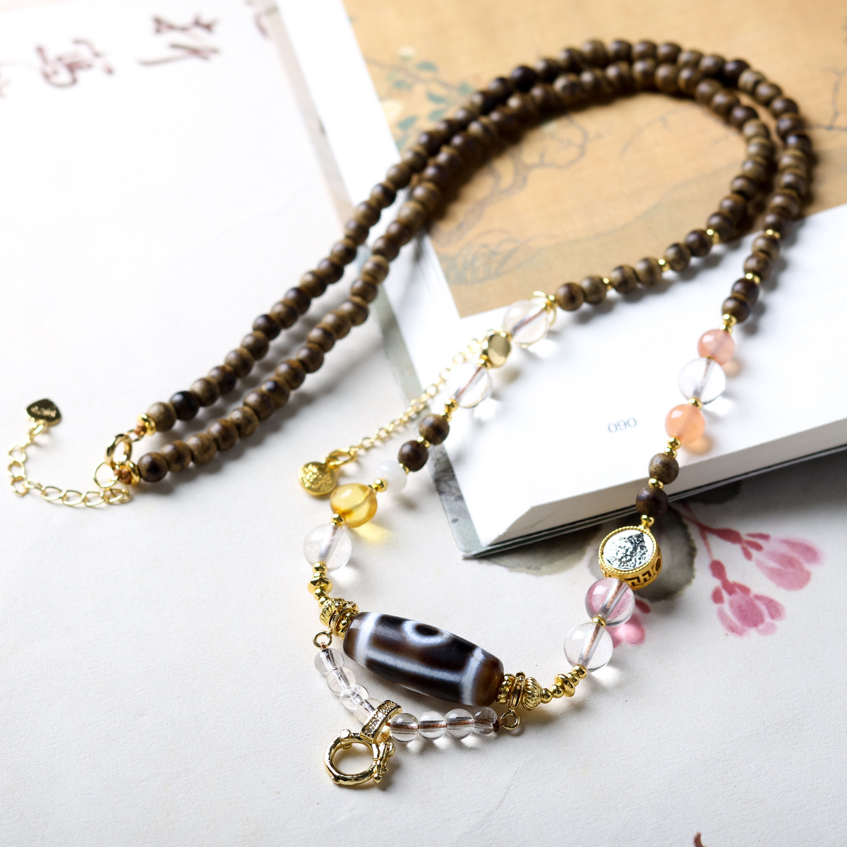 Universal pendant rope wooden strap rope