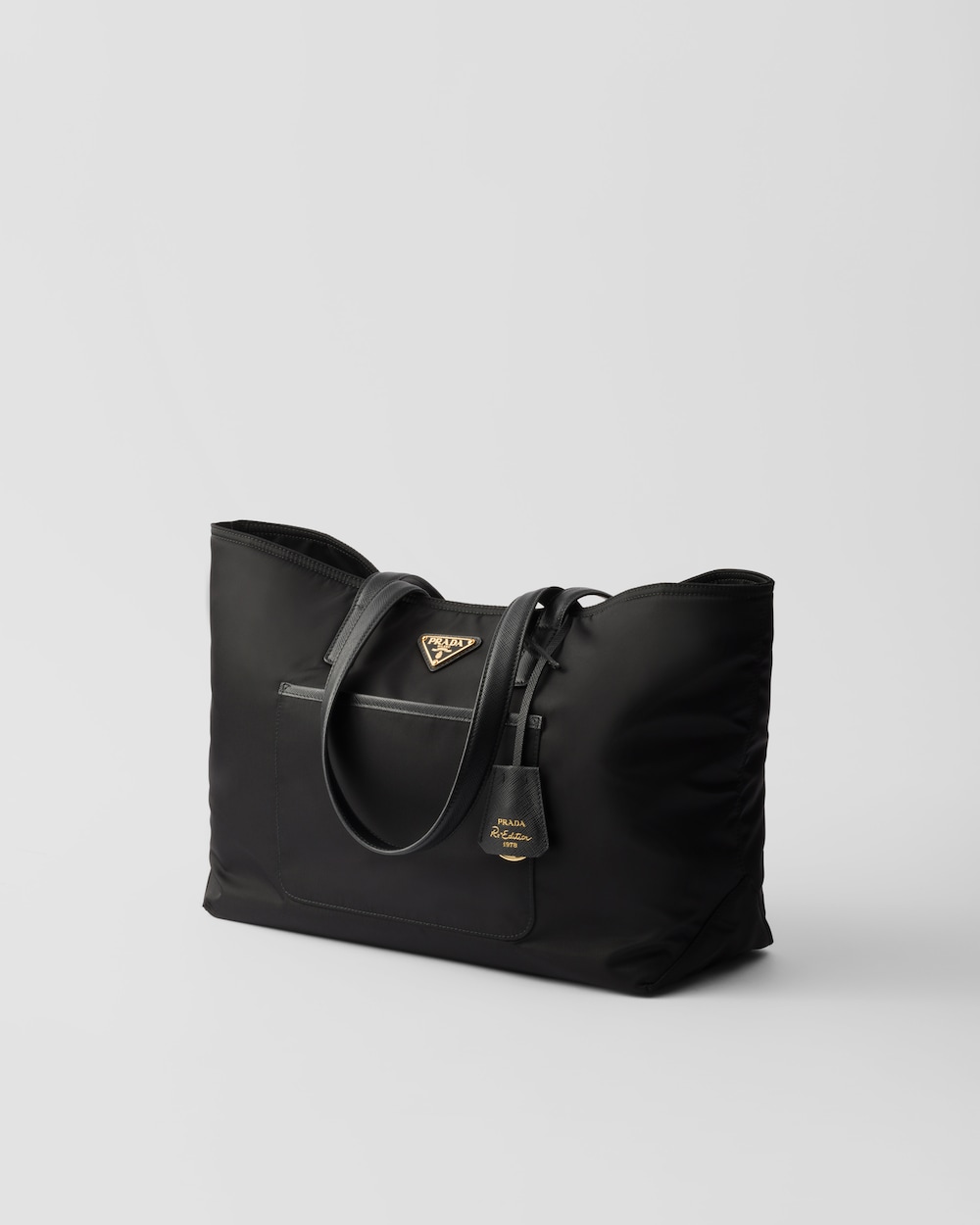 Re-Edition 1978 Medium Re-Nylon and Saffiano Leather Tote Bag