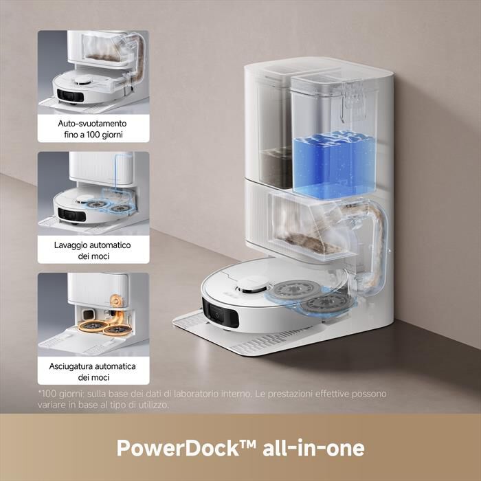DREAME - Aspirapolvere robot D20 ULTRA VIM-Bianco