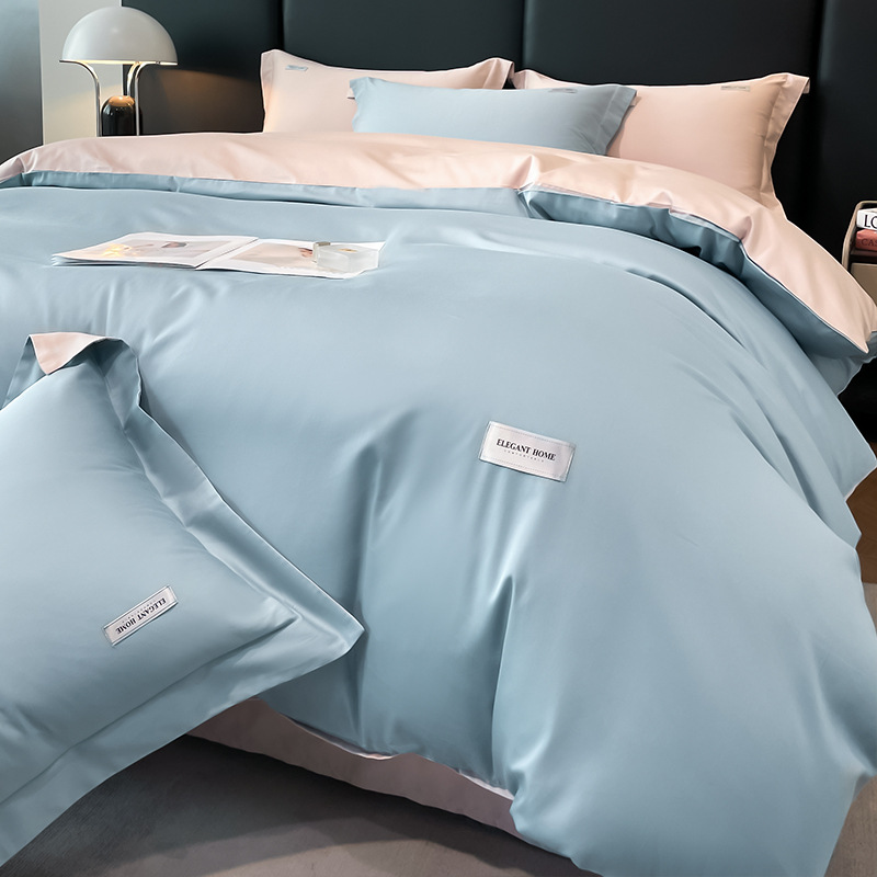 Four-piece cotton long-staple cotton spring and autumn cotton bedspread bedding high-grade bedspread