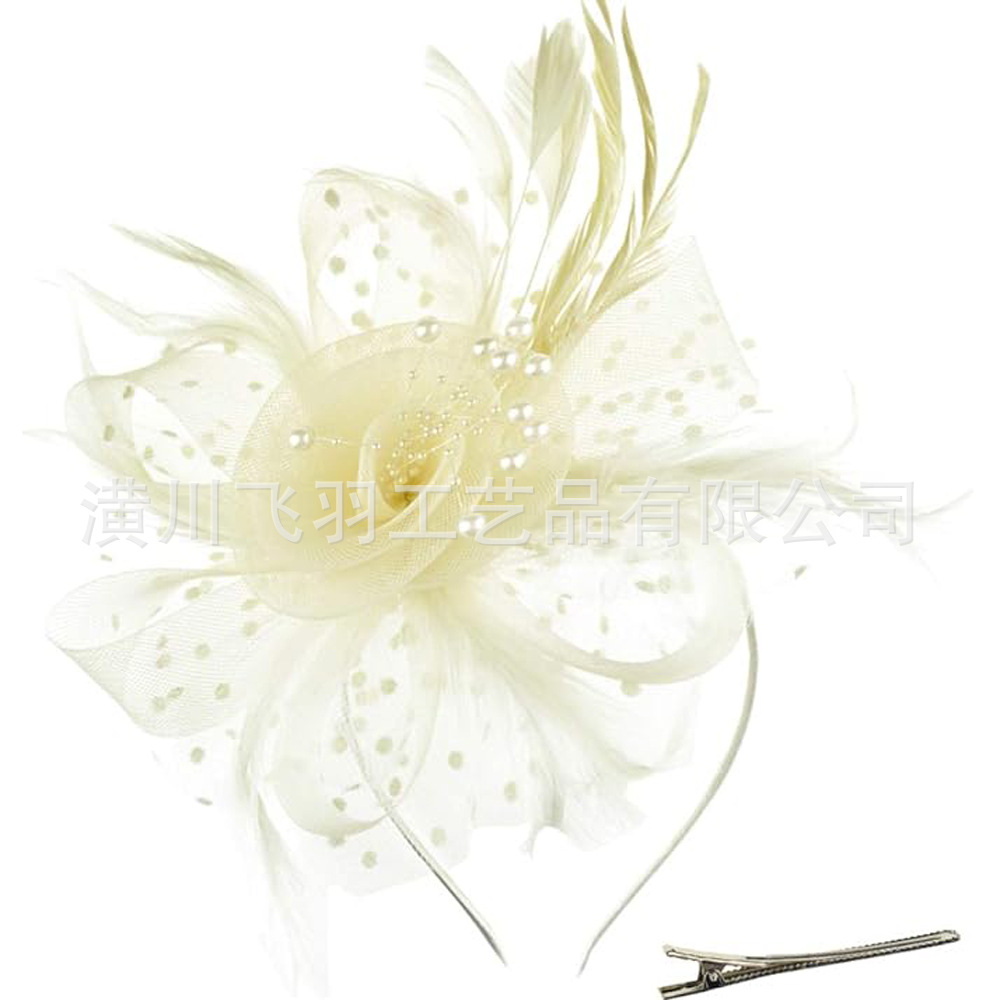 Feather hairband headdress