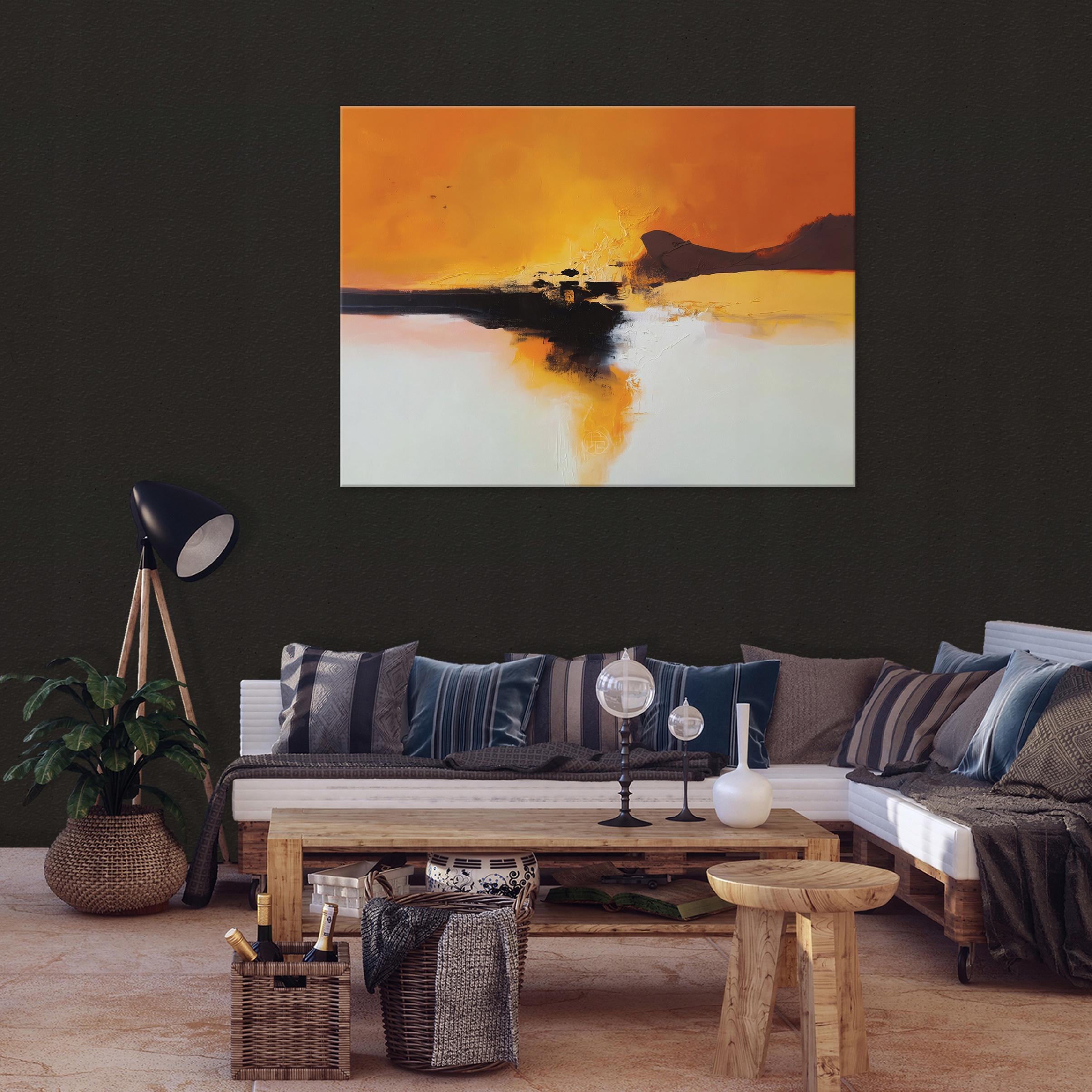 Abstract modern painting for the bedroom, living room, or kitchen on canvas, 40x30