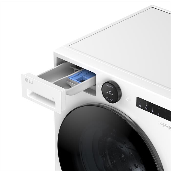 LG - Lavatrice AI DD F4X7011TWB 11 Kg Classe A-Ivory White