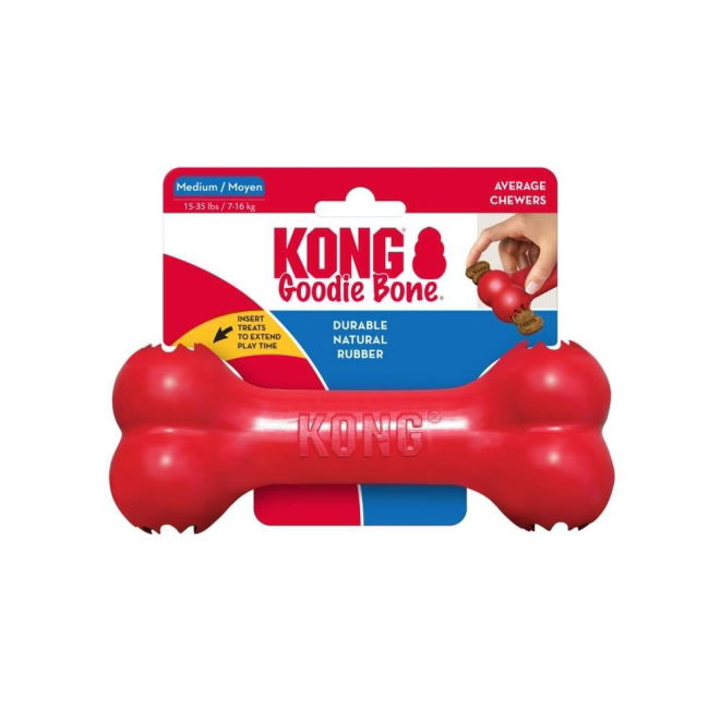 KONG Goodie Bone M rød