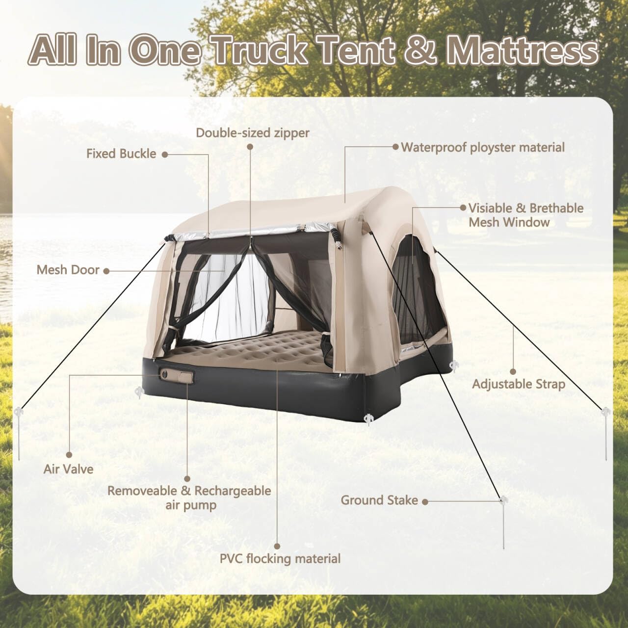 Inflatable Truck Bed Tent