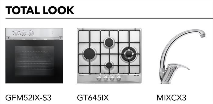 GLEM GAS - Lavello lineare GL186IXS 1 vasche-Inox