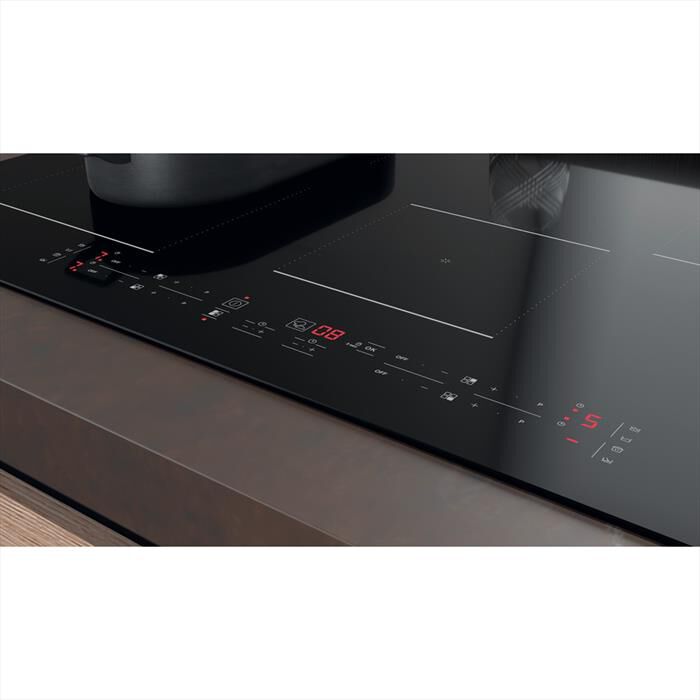 HOTPOINT ARISTON - Piano cottura induzione HB 0577B NE 77 cm-Nero