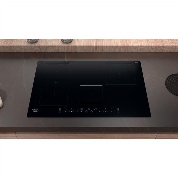 HOTPOINT ARISTON - Piano cottura induzione HB 0577B NE 77 cm-Nero