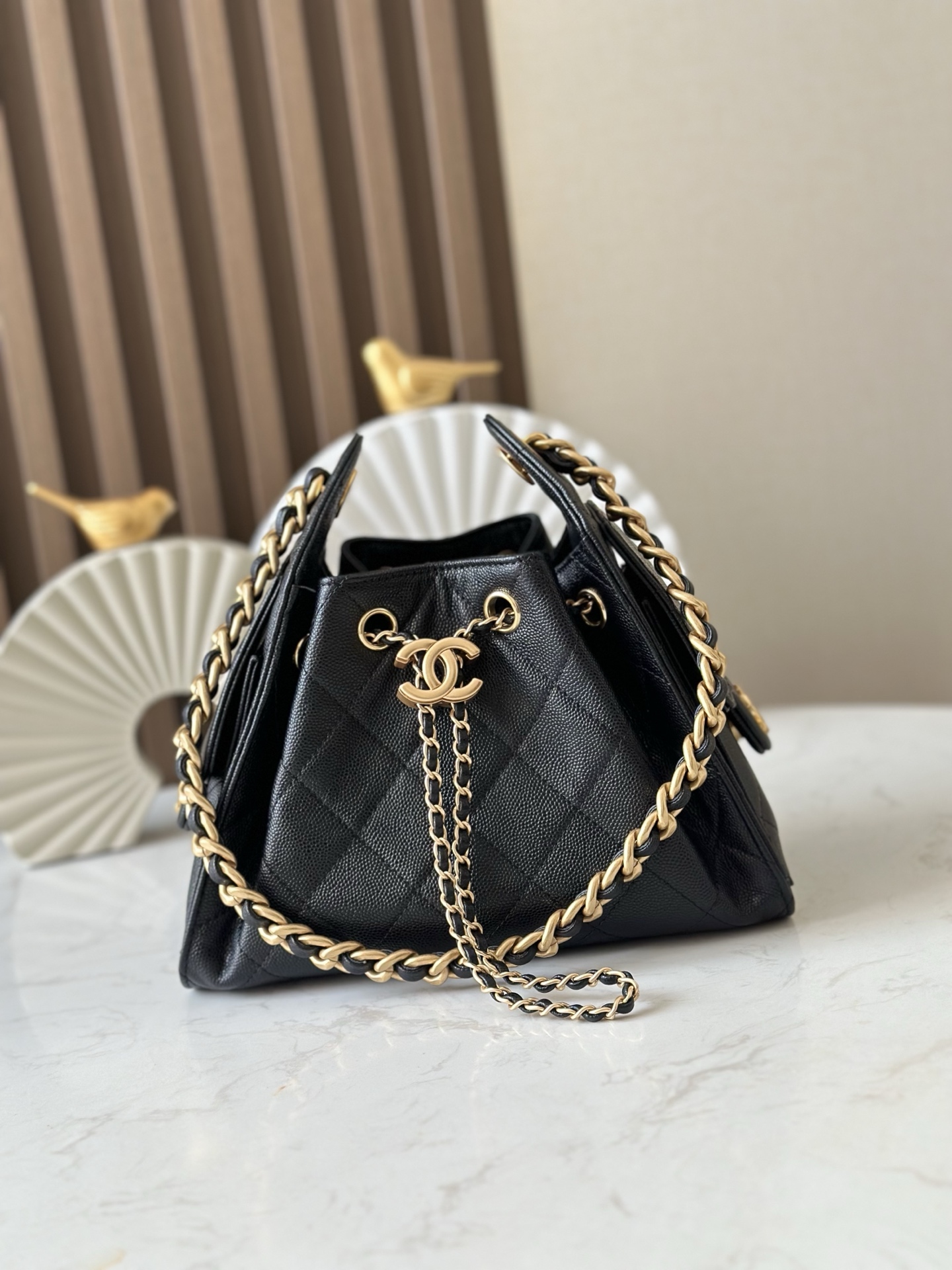 25 Drawstring Bucket Bag - Mocuir