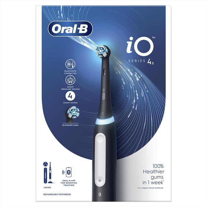 ORAL-B - Spazzolino Elettrico Ricaricabile IO 4S-Nero