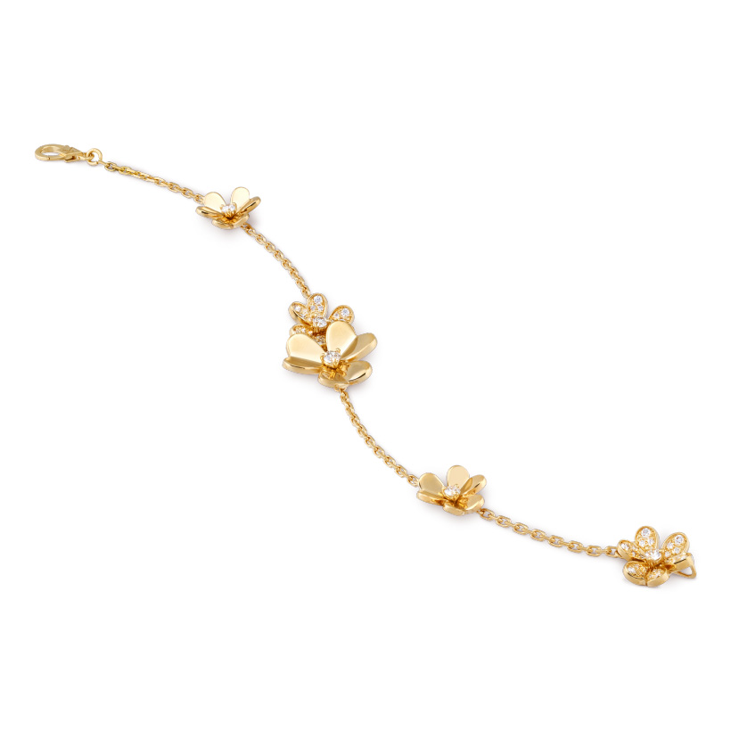 Frivole bracelet, 5 flowers