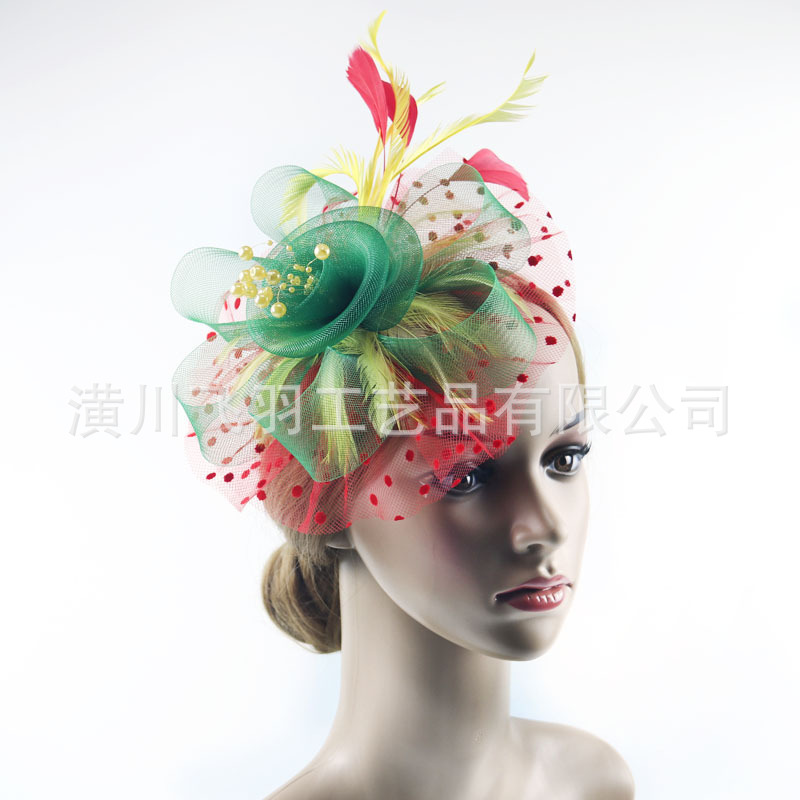 Feather hairband headdress