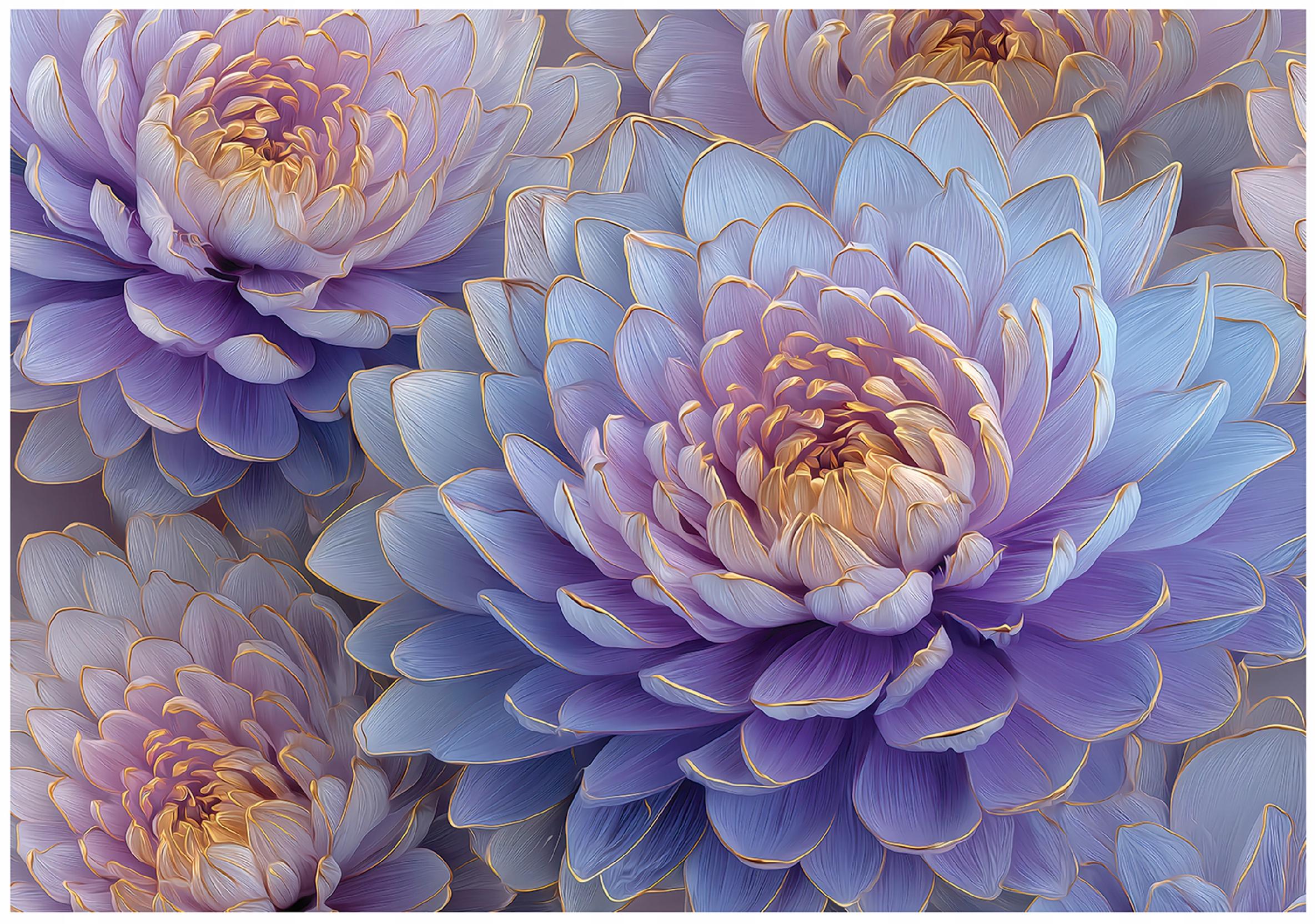 Peony flowers wall mural nature bedroom living room wallpaper non-woven
