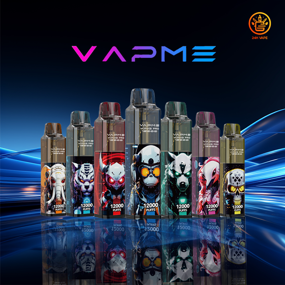 （3 pieces）VAPME King Pro 12000 Puffs Original Edition Disposable Vape Pen