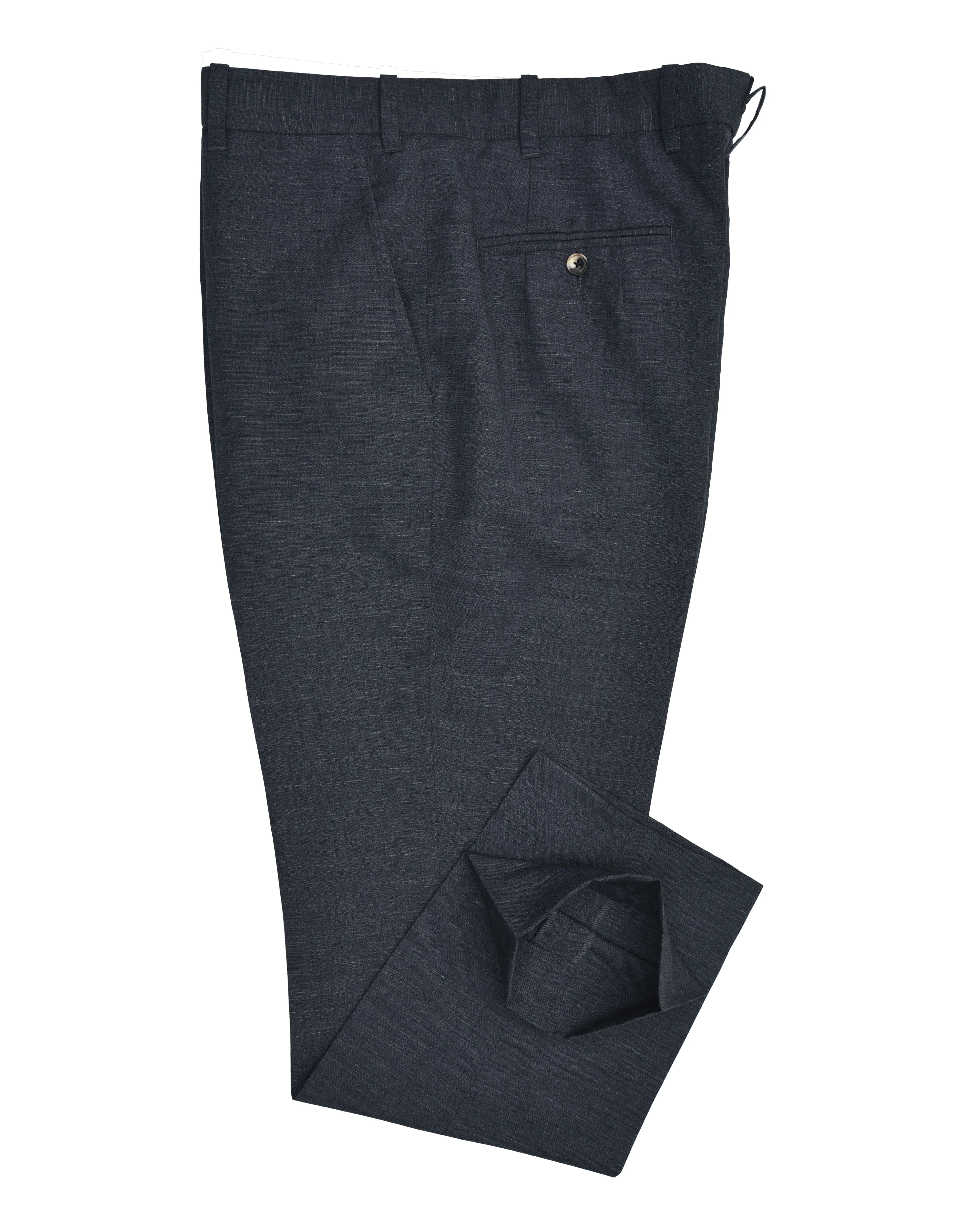 Mid Grey Linen Dress Pant