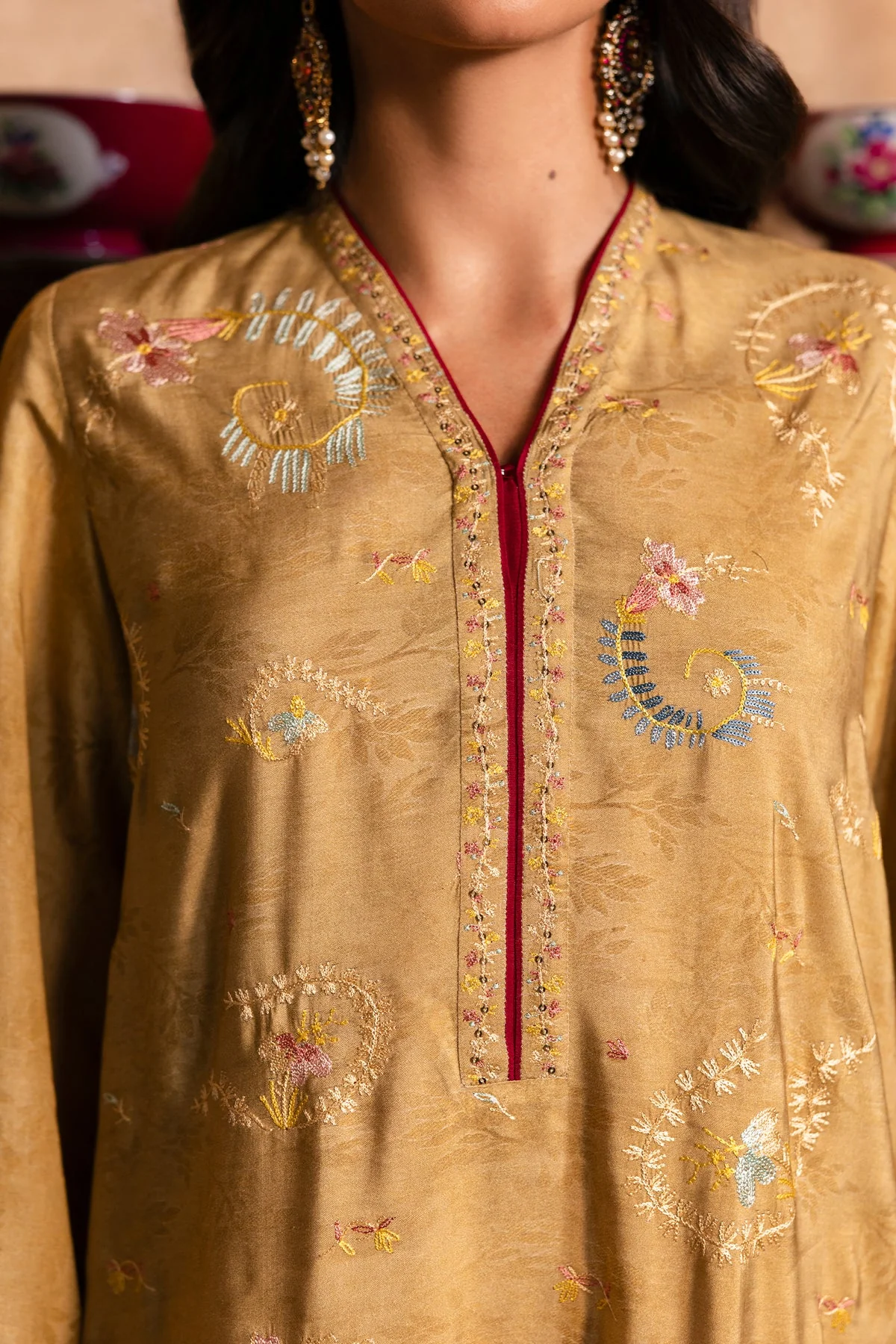 PURE SILK | EMBROIDERED