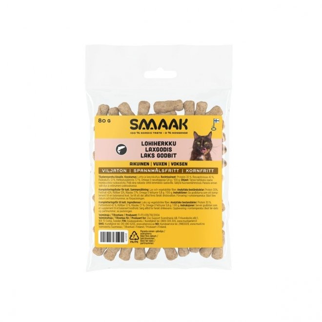 SMAAK Cat Adult Salmon Treat, 80 g