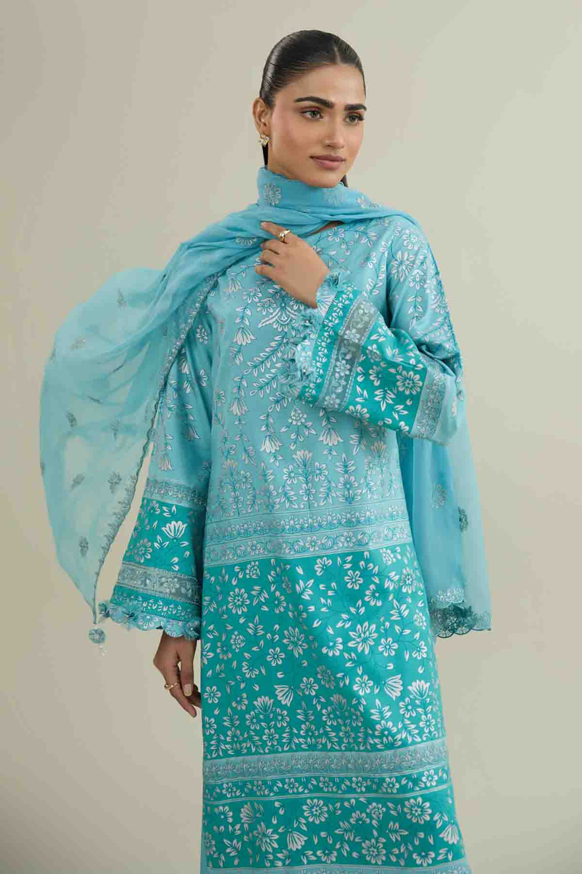 RAW SILK | EMBROIDERED