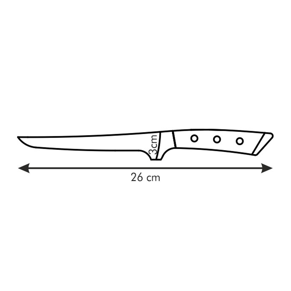 Nůž vykosťovací AZZA 13 cm