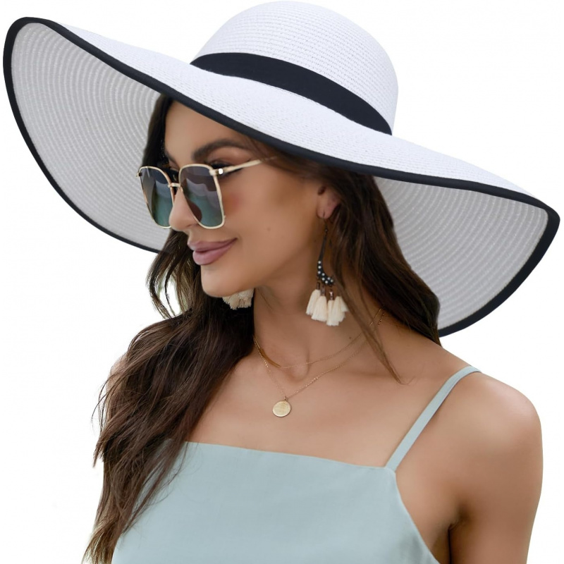Women Wide Brim Sun Hat